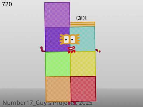 Factorial Factorial Numberblocks Band