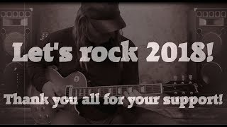 Let&#39;s rock 2018!! In the style of AC/DC