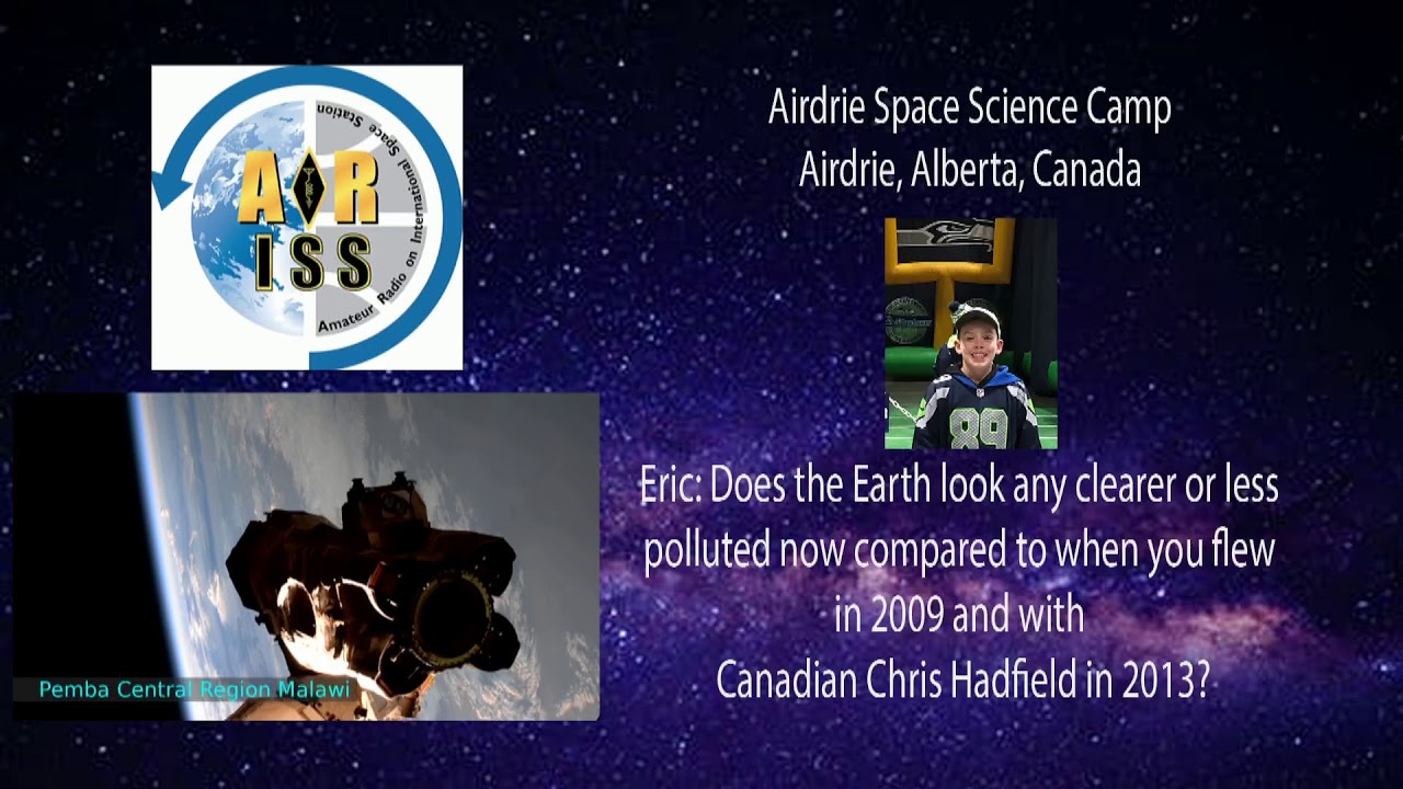 ISS Space Chat - Airdrie Space Science Camp 5-15-2020