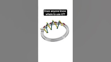 Circular Slider Push-Pull Mechanism #mechanism #doyouknow #3ddesign #engineering #cad #solidworks