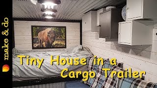 Awesome Tiny House Built in a Cargo Trailer - The Tour by KinDuo 665,793 views 6 years ago 12 minutes, 21 seconds