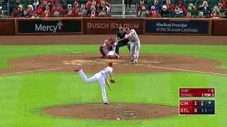 CIN@STL: Duvall pulls Reds within one with RBI single