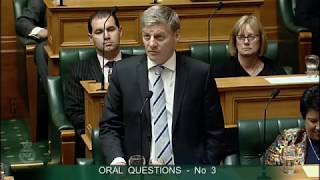 Question 3 - James Shaw to the Prime Minister