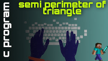 Semi perimeter of triangle #swapcode