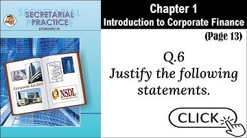 SYJC-SP, Digital Guide, Chapter 1-Introduction to Corporate Finance, Q.6, Page 13