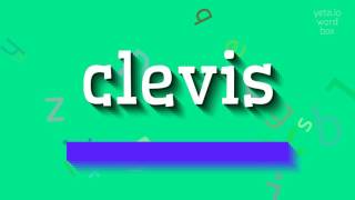 Clevis - Clevis Nasil Deli̇r? Clevis - How To Say Clevis?