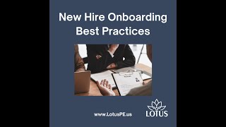 New hire onboarding Best Practice