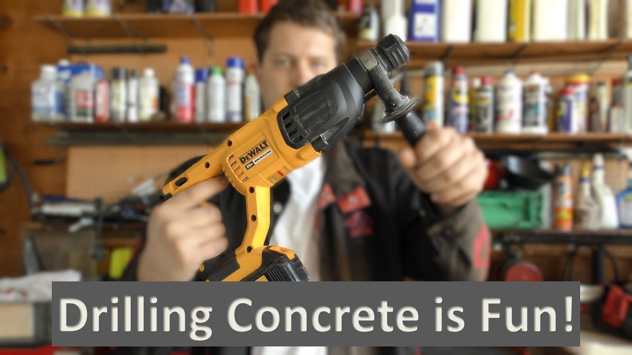 Why You Need a SDS Hammer Drilling Concrete is Fun! YouTube