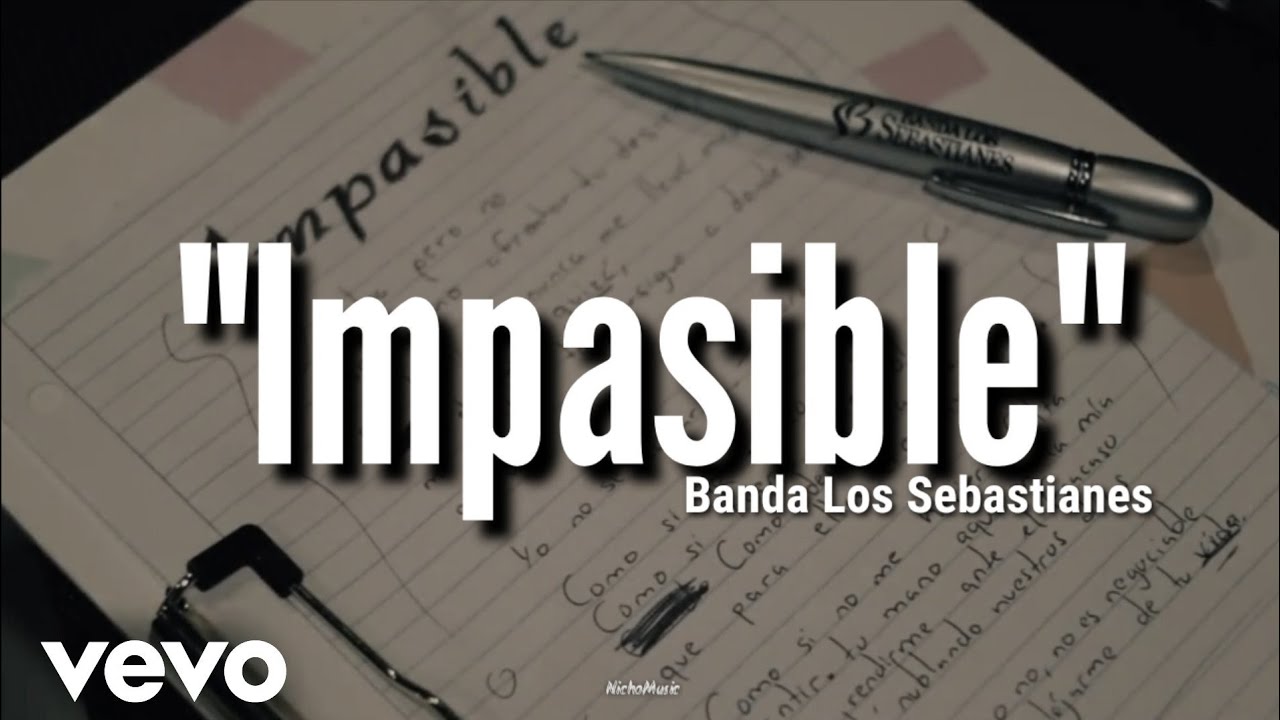 Watch Banda Los Sebastiánes - Impasible (LETRA) Estreno 2020 on YouTube Watch Banda Los Sebastiánes - Impasible (LETRA) Estreno 2020 on YouTube
