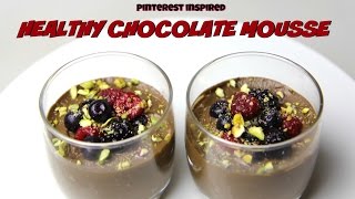 PINTEREST: HEALTHY CHOCOLATE MOUSSE - CookingwithKarma