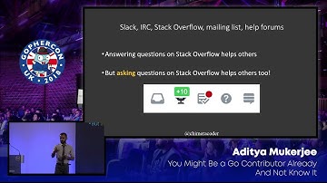 GopherCon UK 2018: Aditya Mukerjee - You Might Be a Go Contributor Already and Not Know It