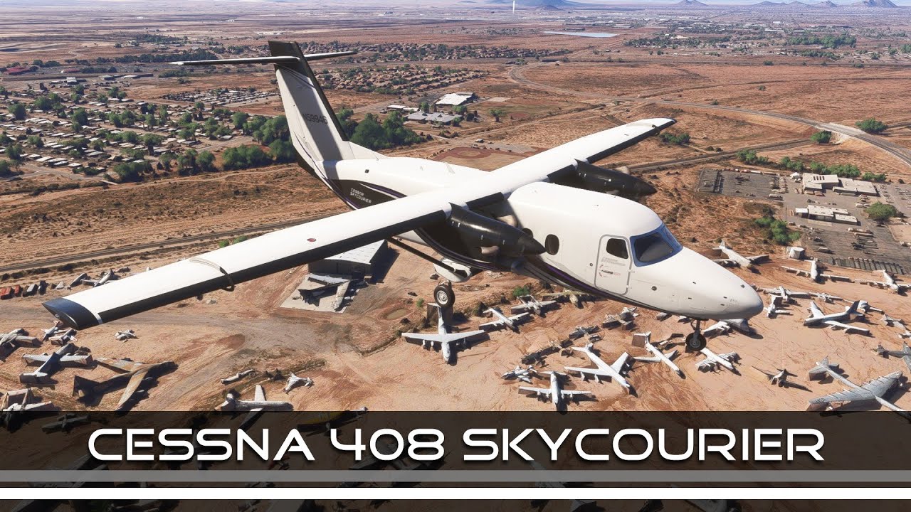 Flying the Cessna 408 SkyCourier - Microsoft Flight Simulator 2024