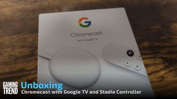 Chromecast with Google TV and Stadia Controller Unboxing! - [Gaming Trend]