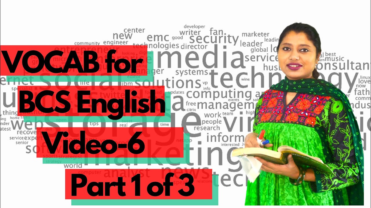 GRE Vocabulary For BCS English Video-6 Part-1 || 46th BCS Written Exam ...
