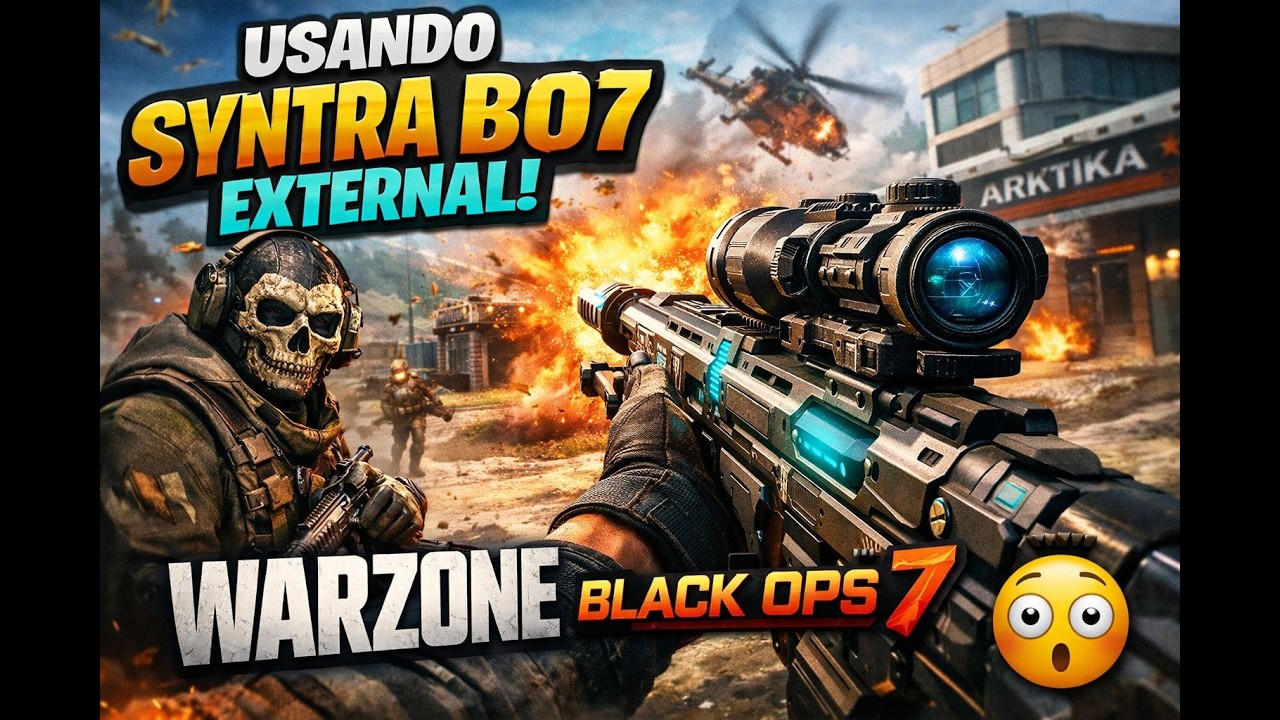Usando Syntra BO7 External no Warzone Black Ops 7 😳