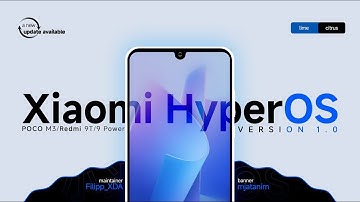HyperOS Global [Android 13] for Poco M3 and Redmi 9T.