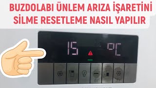 A simple method to reset the exclamation mark error on Arçelik, Beko refrigerators