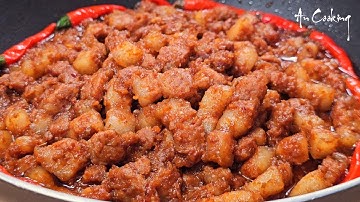 Cách làm mắm ruốc xào thịt ba chỉ siêu dễ và ngon lắm á. Hết luôn mấy nồi cơm nha !