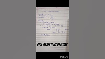 OICL Assistant self given analysis ✅✅. #selfgivenanalysis #oicl #bankexam #insuranceexams #exams