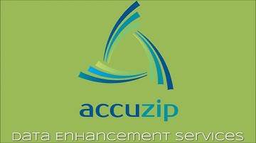 AccuZIP Data Enhancement Services