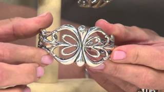 Sterling Scroll Design Cuff by American West 35 0g with Jennifer Coffey