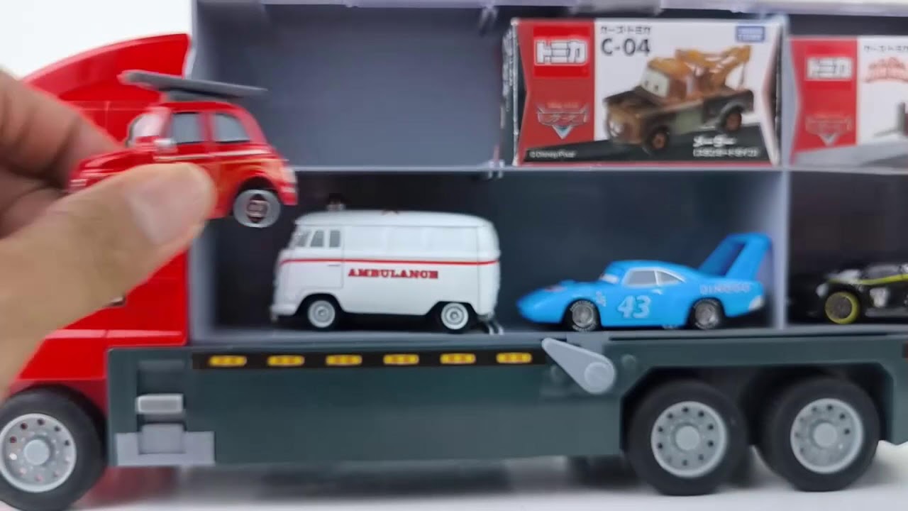🚛 トミカディズニー2026☆はたらく車コンボイ出動！消防車