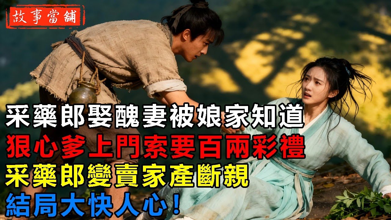 采藥郎娶醜妻被娘家知道，狠心爹上門索要百兩彩禮，采藥郎變賣家產斷親，結局大快人心！| 民間故事 | 故事當舖