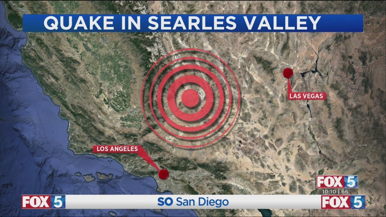 Earthquake: 4.3 Quake Strikes Near Searles Valley
