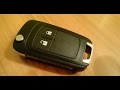 Opel Vauxhall replace battery remote key fob / Schlüssel Fernbedienung Batterie wechseln