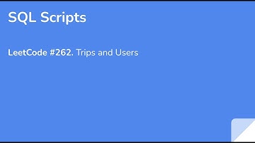 LeetCode SQL #262. Trips and Users.