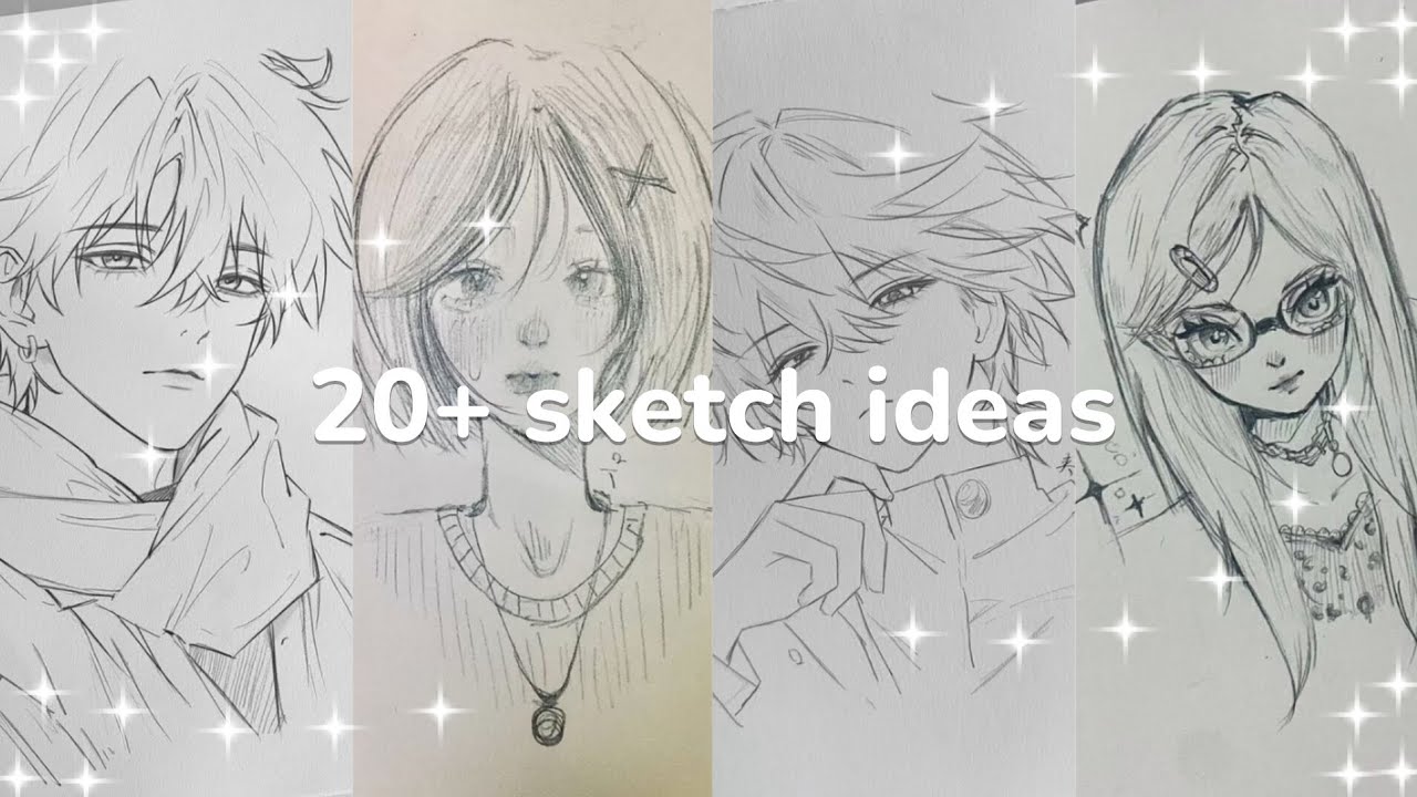 20+ эстетичных идей для скетчей, в которые вы влюбитесь (часть 9) | @CherryyOfficial