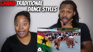 🇬🇭 American Couple Reacts "GHANA: 10 Most Amazing African Traditional Dance Styles"