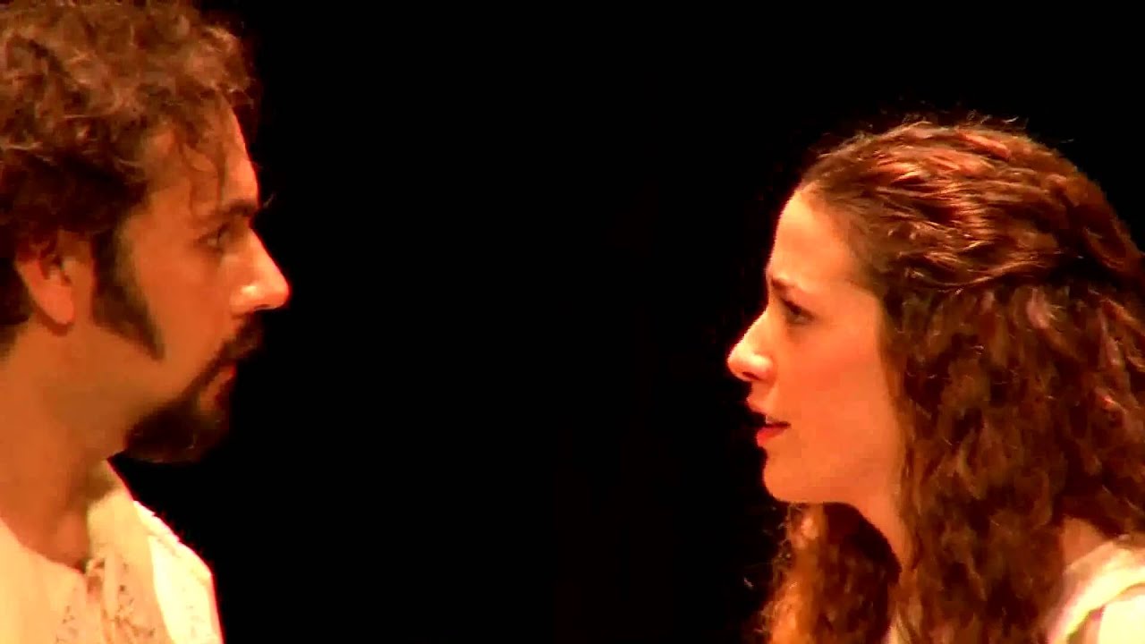 Fragmento de la escena del sofá, DON JUAN TENORIO. AMIGOS DEL TENORIO.