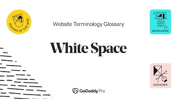 White space Explained | Web Pro Glossary - Website Design Vol. 1