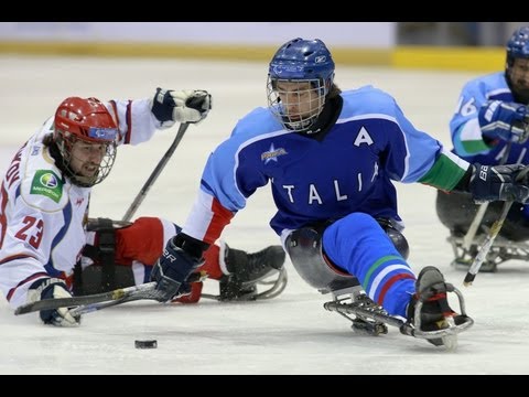 Highlights Italy v Russia - 2013 IPC Ice Sledge Hockey World
Championships A Pool Goyang