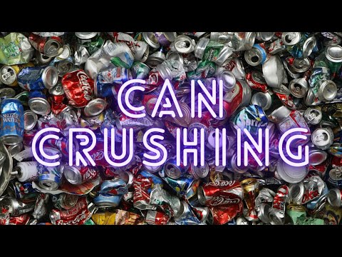 ASMR Can Crushing #crush #asmr #asmrsounds #crusher #cancrushing
