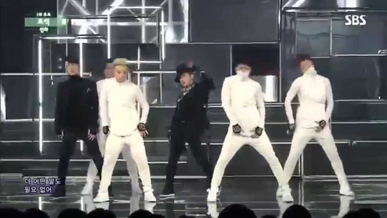 [SHINHWA] Target @ Популярная песня Inkigayo 150315