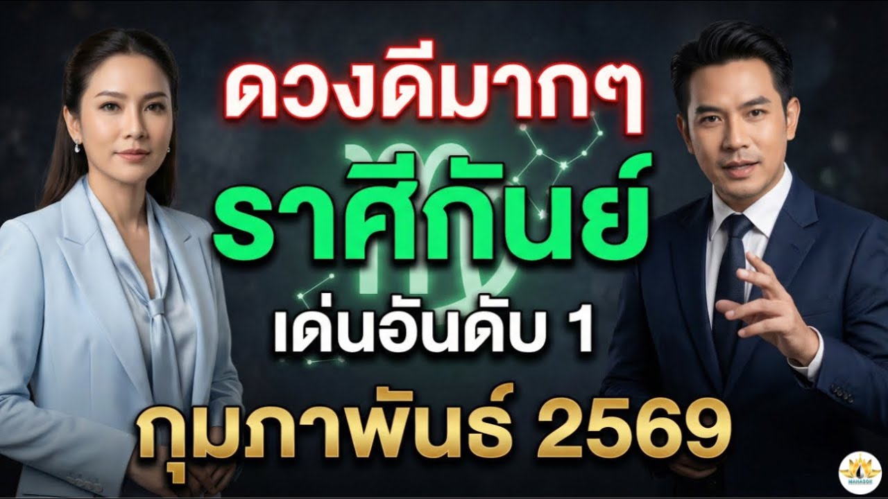 ราศีกันย์ เดือนกุมภาพันธ์ 2569 ดวงเด่นอันดับ 1 มีอะไรเปลี่ยน#ดูดวง #ราศีกันย์ #ดวงรายวัน 