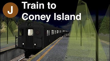 Openbve (J) Train to Coney Island Via Nassau/West End Express