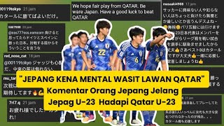 "Jepang Kena Mental Wasit Lawan Qatar" Komentar Orang Jepang Jelang Hadapi Qatar U-23