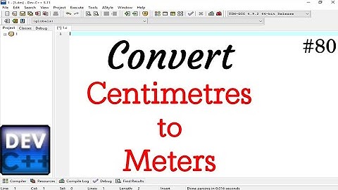 Write a program for convert length centimetre to meter in C Programming language
