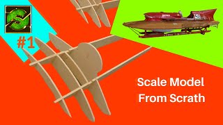 Patron Series 2: Constructing a Ferrari Model #worldrecord Speed Boat - Part 1 Design Cut Chassis