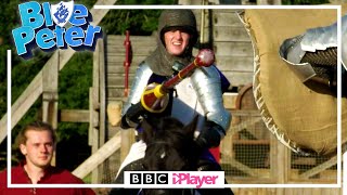 Adam and Mwaksy do the JOUSTING CHALLENGE | Blue Peter