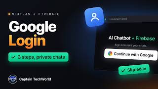 Add Google Login to Next.js with Firebase Auth (Private Chats per User)