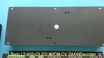 LTech LT-932-OLED 32CH CV DMX Decoder - happyttt.com