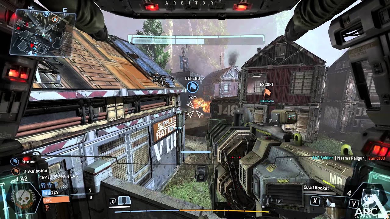 TITANFALL CTF "Worst Team Ever" 31-8  w/Commentary Arbit3r