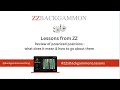 ZZ's Short Backgammon Lesson: Polarized Positons