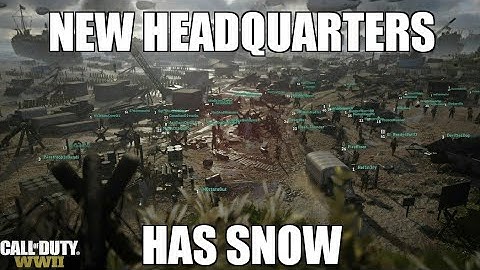 New Headquarters Has Snow - Call Of Duty WW2
