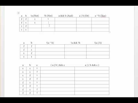W6 Boolean Logic Part 1
