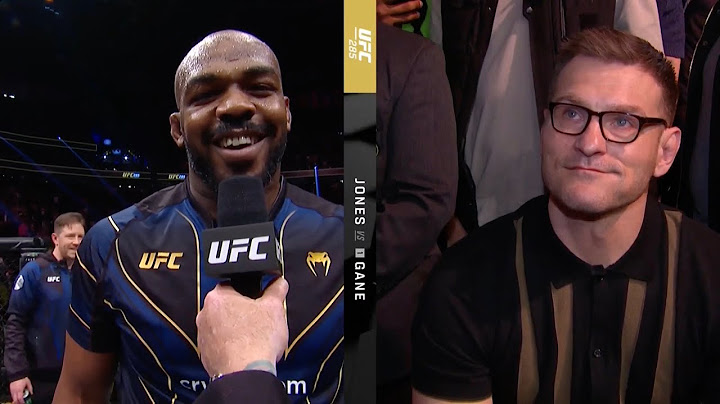 UFC 285: Джон Джонс - Слова после боя